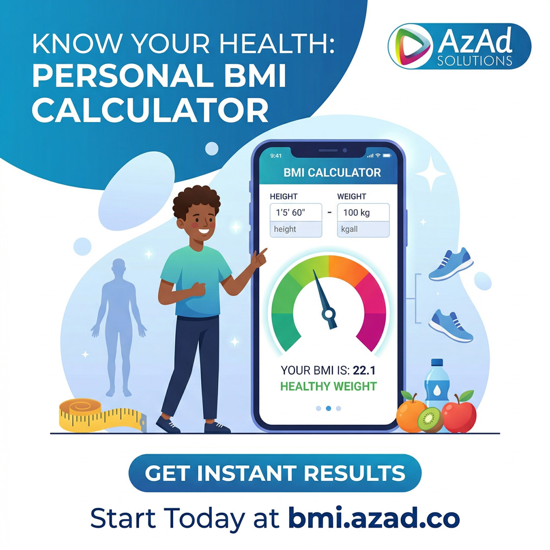 BMI Calculator visual poster